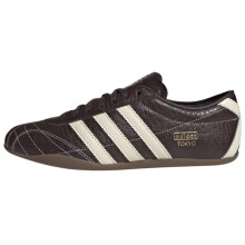(Matches the image, EU 38) adidas Originals Tokyo Low Top Casual Shoes Women's Dark Brown White IH6623