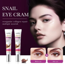 (White) Snail Collagen Eye Cream – Firming, Hydrating & Anti-Wrinkle Treatment for Eyes