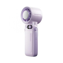 Portable Handheld Fan Ice Cooling 6000mAh Mini Turbo Fan 199 Speeds Digital Display Rechargeable Travel Outdoor Purple