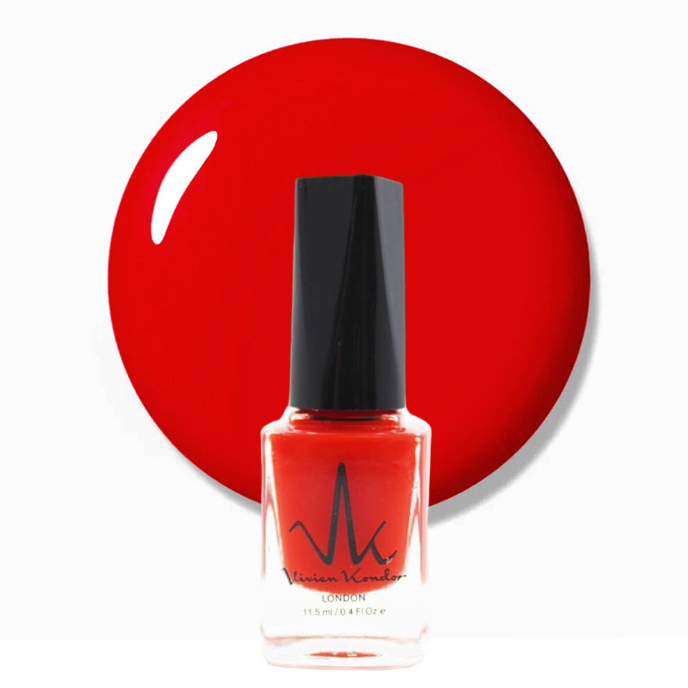 Vivien Kondor London Scarlet Water Permeable Nail Polish