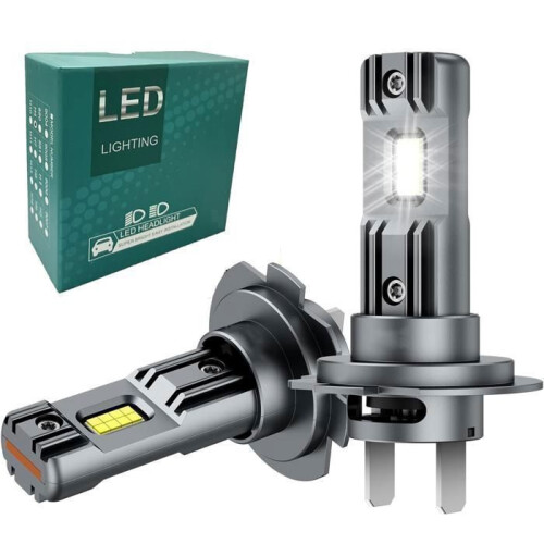 Λαμπτήρας LED H7, CSP Chip 6500K 500% Φωτεινότητα, Λαμπτήρες Προβολέων Αυτοκινήτου