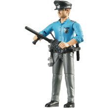 Bruder Policeman Light Skin Toy Figure with Accessories