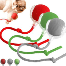 Jouet Interactif, Set of 3 Rolling Balls, USB Rechargeable Interactive Pet Toy for Indoor Play