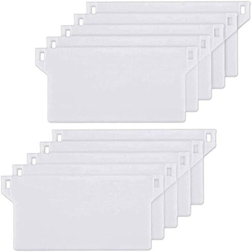 10 Replacement Weights for 127 mm Vertical Blinds, White Weighting Plates, PZCC