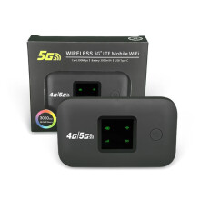 Mobiler WLAN-Router, 4G/5G-Hotspot, 150 Mbit/s, 3000-mAh-Akku, tragbarer Internetzugang über USB Typ-C