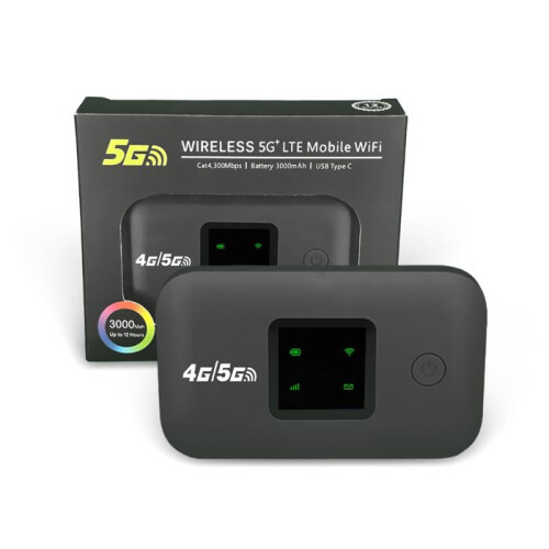 Κινητός δρομολογητής WiFi, Hotspot 4G/5G, 150 Mbps, μπαταρία 3000 mAh, φορητή πρόσβαση στ