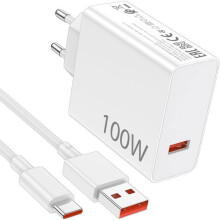 Γρήγορος φορτιστής 100W για Xiaomi 15T Pro, 15 Ultra, POCO X7 Pro και Redmi, Turbo HyperCharge με καλώ