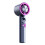 Compactly USB Power Handheld Fan with Ice Cooling Technology And Digital Screen Purple 1