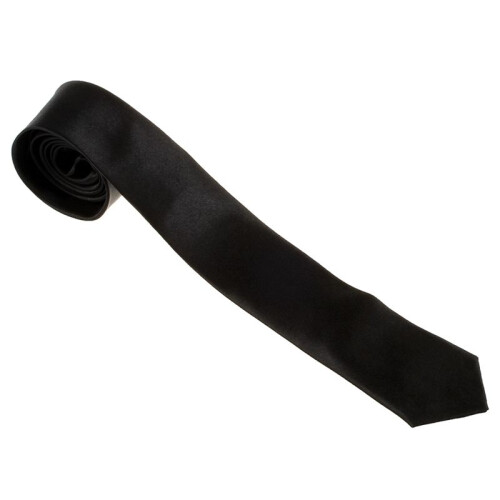 20X Unisex-Krawatte Polyester,Schwarz,2 Zoll 1