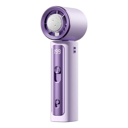 Mini ventilatore portatile Y33 con display digitale (viola Streamer) HY
