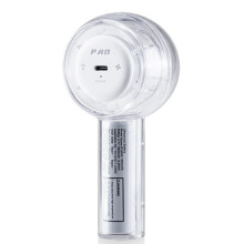 Mini-Turbo-Handventilator mit praktischem USB-Anschluss und farbenfroher Beleuchtung (Weiß) HY