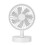 F4 Standard Home Multi-Function Desktop Rotating Fan Portable Office Bedroom Quiet USB Charging Fan(White)HY 1