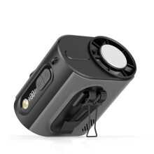 Colgador de cintura refrigerado M376 con ventilador de alta velocidad y batería de 3600 mAh (gris) HY