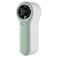 H02 Mini-Handventilator mit hochauflösendem Digitaldisplay und hoher Drehzahl (Grün)HY