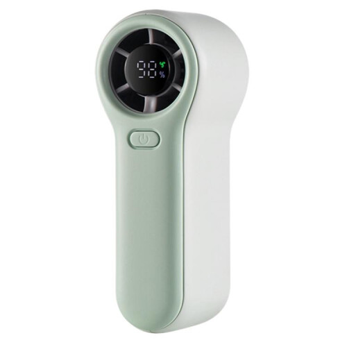 H02 High-Definition Digital Display High-Speed Mini Handheld Fan (Green)HY