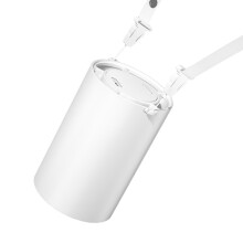 N1 Mini Tragbarer USB-Nackenventilator ohne Blätter (Weiß)HY