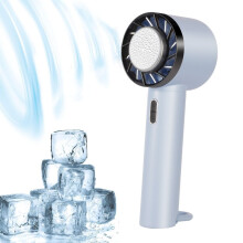ENKAY Hat-Prince Halbleiter-Lüfter, tragbarer Hand-/Tischventilator mit 3 Windgeschwindigkeiten (Blau)HY