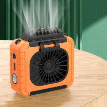 Multifunktions-Halsventilator mit Halterung für den Außenbereich (Orange)HY