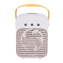 Mini-Tischventilator mit Luftbefeuchtungsfunktion für den Haushalt (Weiß)HY