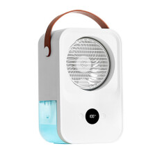 MT-F60 Intelligenter digitaler Luftkühler mit USB-Ladefunktion, Tischventilator mit Nebel- und Luftbefeuchtungsfunktion, Modus: Standar