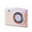 Draagbare mini USB oplaadbare cameraventilator, nekventilator (roze)HY 1