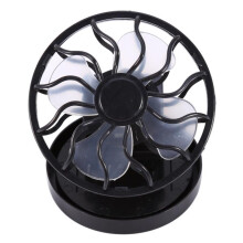 Sun Power Cooling Fan for Summer Adventures, Portable No Battery Needed Fan with Solar Powered Technology, Lightweight Design Clip On Hand Held Fan, E