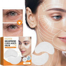 (Matches the image, 5 Pairs /box) 5Pairs Collagen Water Soluble Eye Mask Eye Care Remove Eye Bags Dark Circles Lifting Nourishing Patch Skin Care