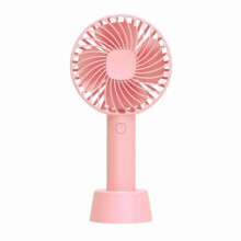 Compact Travel Fan, Mini Handheld Fan for On-The-Go Cooling, Portable Charger Feature, Adjustable Speed for Office Home Use