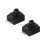 1 Set 2Pcs Black Replacement Repair Parts Lt/Rt Button Keypad For  360 Controller 3