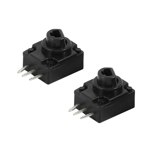1 Set 2Pcs Black Replacement Repair Parts Lt/Rt Button Keypad For  360 Controller 2