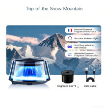 (diffuser snow) Fashion Car Aromatherapy Perfume Interior Decoration Fragrance Long-Lasting New Car Aromatherapy Accessory Replace Part