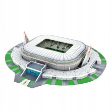 (35) 3D Puzzle Stadium Football Allianz Habarri Realistic Model Easy Assembly No Glue Gift for Fans Develops Manual Skills Compact Size 24 Pieces