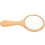 Handheld Hand Mirror Portable Khaki Wood Frame 1 Pack 6