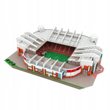 (47) 3D Puzzle Old Trafford Stadium Model 46 Pieces Glue-Free Assembly Educational Toy for Fans Compact Size