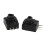 1 Set 2Pcs Black Replacement Repair Parts Lt/Rt Button Keypad For  360 Controller 4