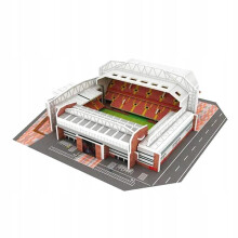 (41) Anfield 3D Puzzle Stadium Set - Football Fan Gift, 36-Piece Model, Glue-Free Assembly, Manual Skills Development, Compact Size