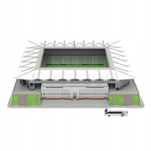 (63) Habarri 3D Puzzle Stadium Football Legia Warszawa Realistic Model No Glue Assembly 154 Pieces Compact Size Easy Assembly
