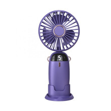 maxiaoxia USB Handheld Fan Mini Portable Folding Fan Digital Office Students Small Electric Fan Gift Cooling Portable Air Cooler for Bedroom