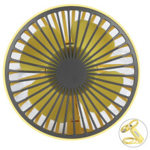 Travel Fan with Adjustable Speeds, Quiet Handheld Fan with Rotating Outlet And LED Light, USB Rechargeable Fan for Indoor Outdoor Cooling
