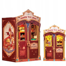 (98) Habarri 3D Book Nook DIY Kit Hocus Pocus Magic Theme with LED Light Wooden Miniature 10x11.5x17cm Elegant Decor Gift