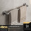 (White 30cm)Rod Shower Towel Rack With Suction Cup Wall Mount For Bathroom Storage Use 9