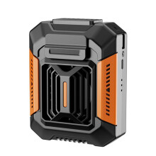 Der wiederaufladbare Hüftventilator F66 verfügt über drei Windgeschwindigkeiten und eine LED-Taschenlampe und bietet freihändige Kühlun