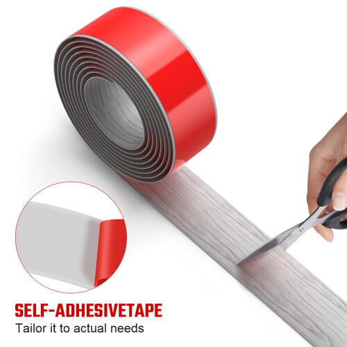 Flintronic 2M Laminate Flooring Threshold Transition Strip 5CM PVC Floor Divider 2