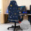 Blue Galaxy Gaming Chair Cover with Armrest Covers 4