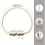Vintage-Style Magnetic Curtain Tie-Backs 6-Piece 6