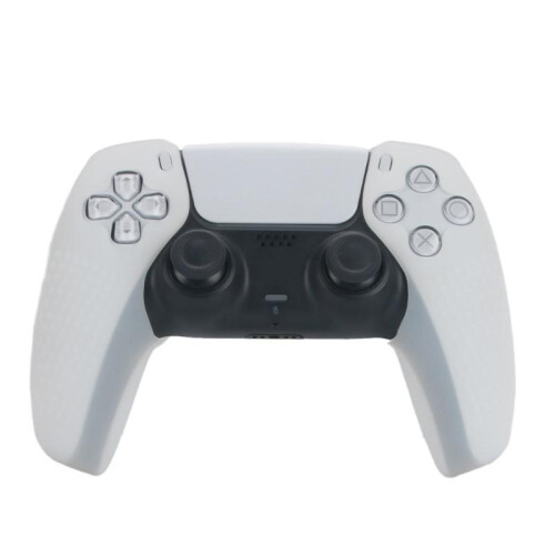 (Black) Soft Silicone Split Protective Cases for Gamepad - Console Controller Case, Game Accessories Joystick Cover Skin - Black 1