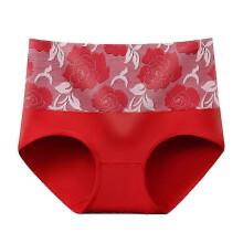 (L, Red) Leakproof Underwear For Women Incontinence Leak Proof Protective Pants New