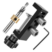 Gabarit de Perçage pour Profilés en Aluminium, Guide de Perçage pour Profilés en Aluminium avec Curseurs, Outil Auxiliaire de Poinçonnage