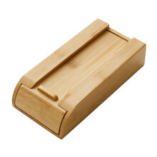Boîte de Rangement Pratique Décoration Naturelle Sous le Bureau Tiroir Caché Rangement pour la Maison Conteneur de Papeterie Rangement en Bois, C