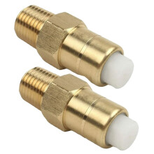 2 Pièces 678169004 Soupape de Décharge Thermique de Rechange en Laiton pour Nettoyeur Haute Pression 1/4 Pouce - Compatible avec la Plupart des